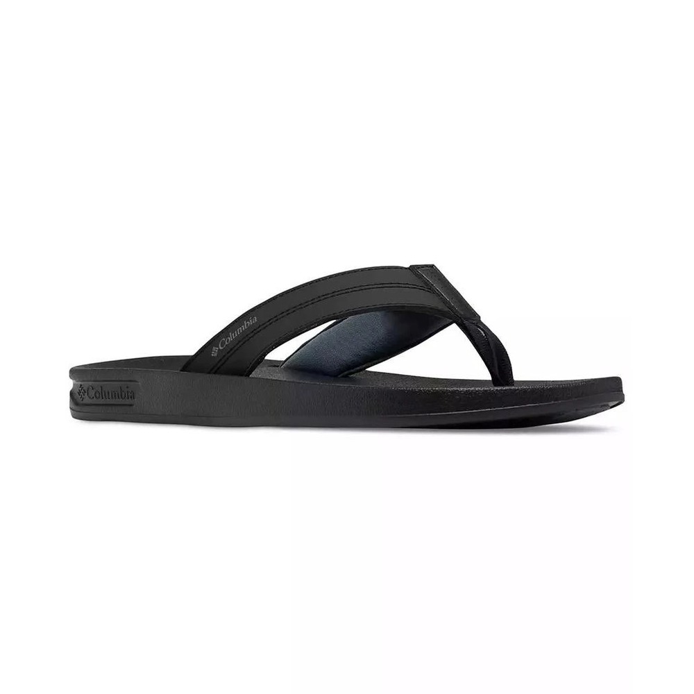 Columbia Hood River Flip Flops Mens Size 10 Sandal Black Graphite BM6923-010 NEW